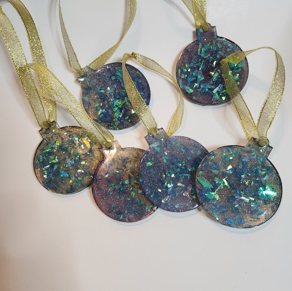 Custom Made Christmas Tree Decorations Set of 6 - Picture 2 of 5